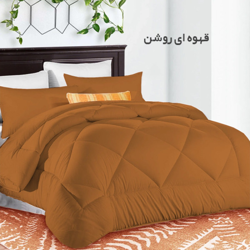 لحاف چیداری مدل میکرو دو نفره سایز 240x220 سانتی متر
