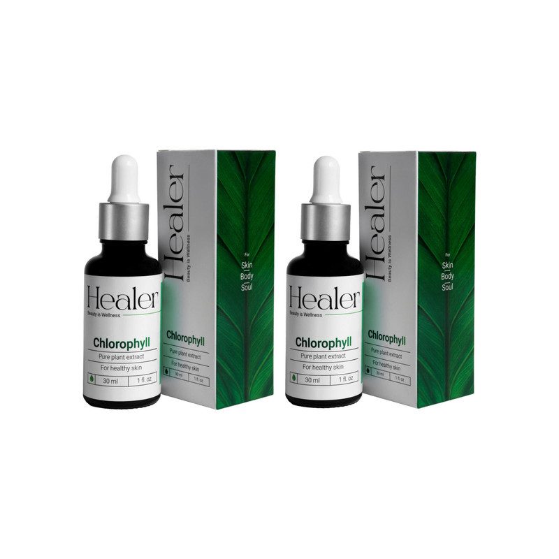 کلروفیل مایع هیلر مدل Ultra Plus حجم 30 میلی لیتر مجموعه 2 عددی