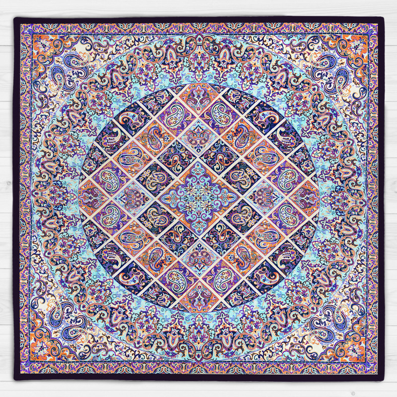 رومیزی طرح ترمه کد 9918
