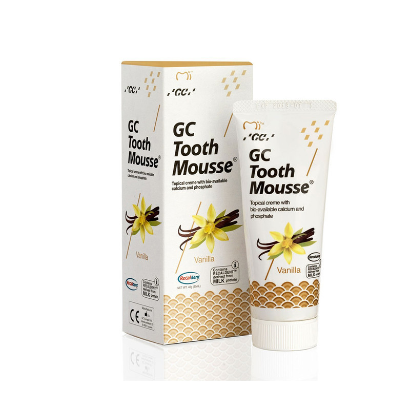 خمیر دندان جی سی توس موس مدل vanilla حجم 35 میلی لیتر