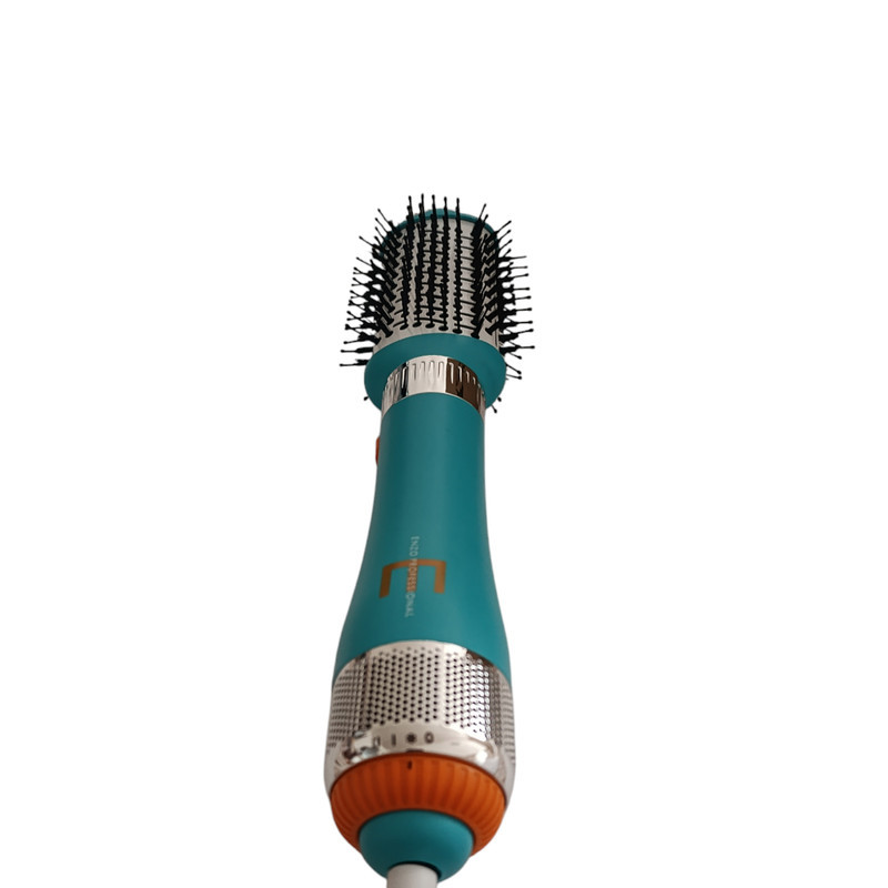 سشوار حرفه‌ای 1500 وات انزو پروفیشینال مدل en-750، موتور DC، وزن 950 گرم، المنت سرامیک، دارای سری خشک‌کن ملایم، دیسپانسر، سری برس‌دار تخت، سری برس‌دار گرد پهن، سری شانه‌دار با ویژگی فرکنندگی، صاف‌کنندگی، حجم‌دهندگی، با قابلیت تنظیم دما