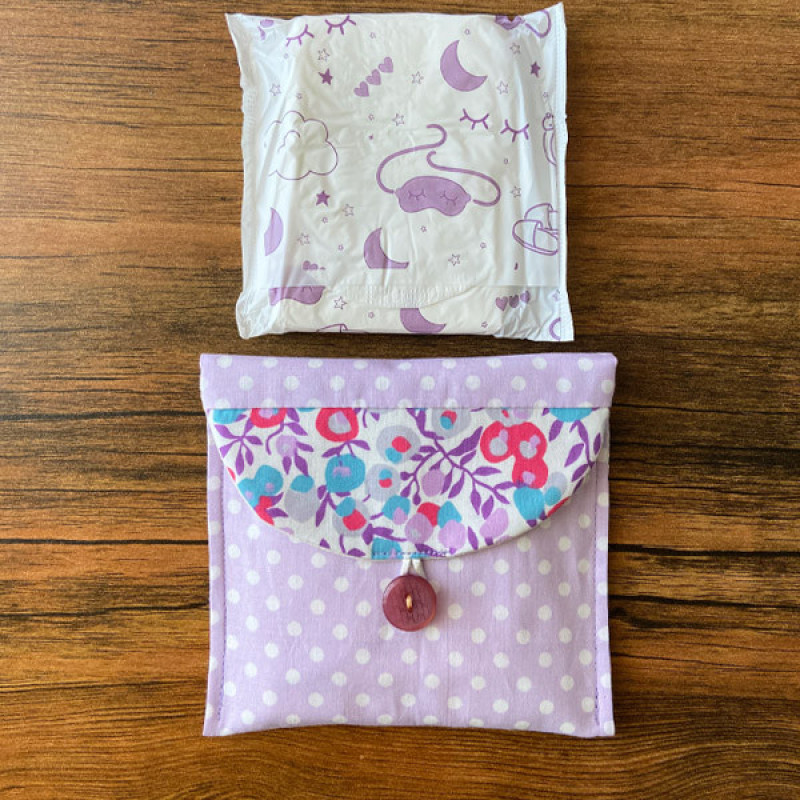 کیف نوار بهداشتی مدل purple garden