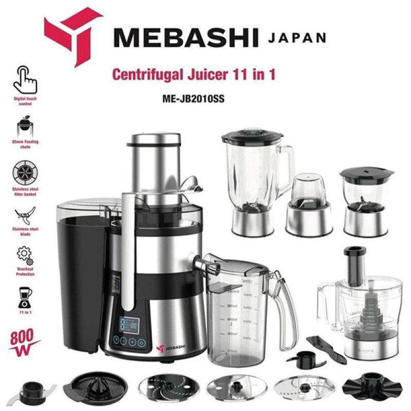 آبمیوه‌گیری چند کاره مباشی مدل  ME-JB2010SS