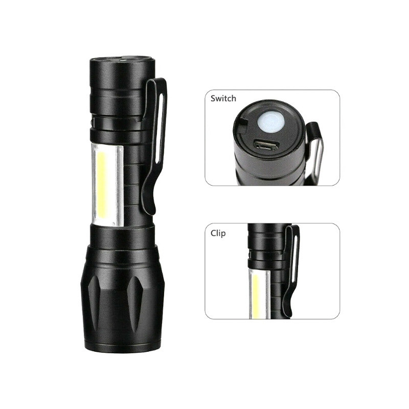 چراغ قوه دستی مدل UV filtering با نور بنفش