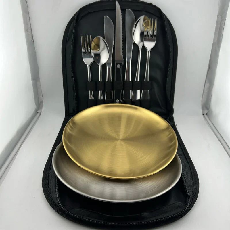 مجموعه ظروف سفری 2 نفره کد Stainless steel