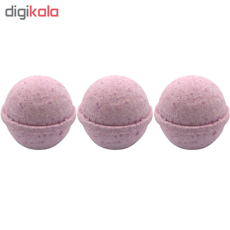 کوکتل نمک حمام مدل LAVENDER 01 وزن 60 گرم بسته 3 عددی