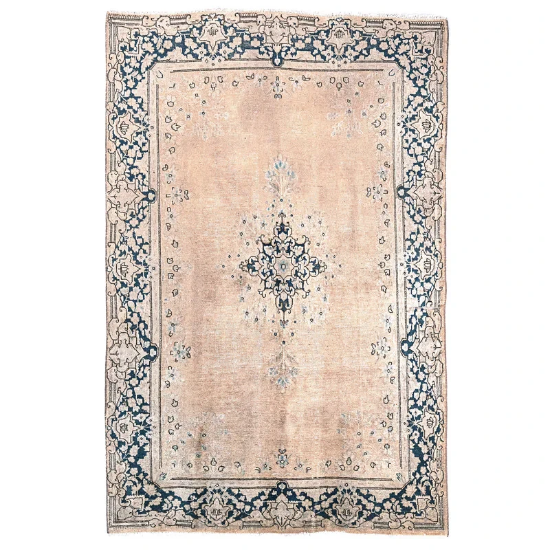 فرش دستباف سه و نیم متری مدل وینتیج کد v1475