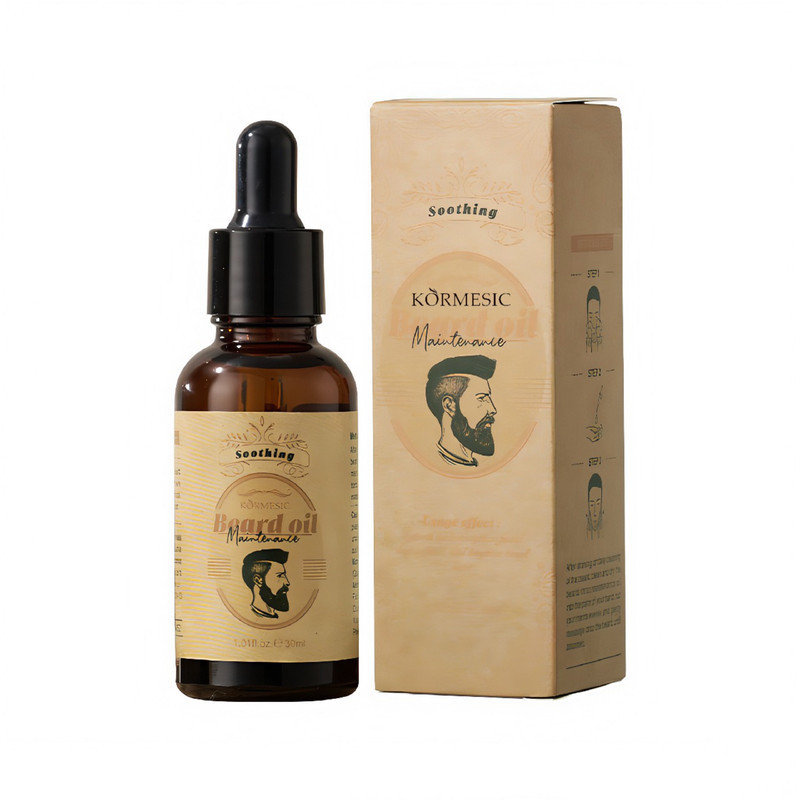 روغن تقویت کننده ریش و سبیل کورمسیک مدل دانه آجیل حجم 30 میلی لیتر