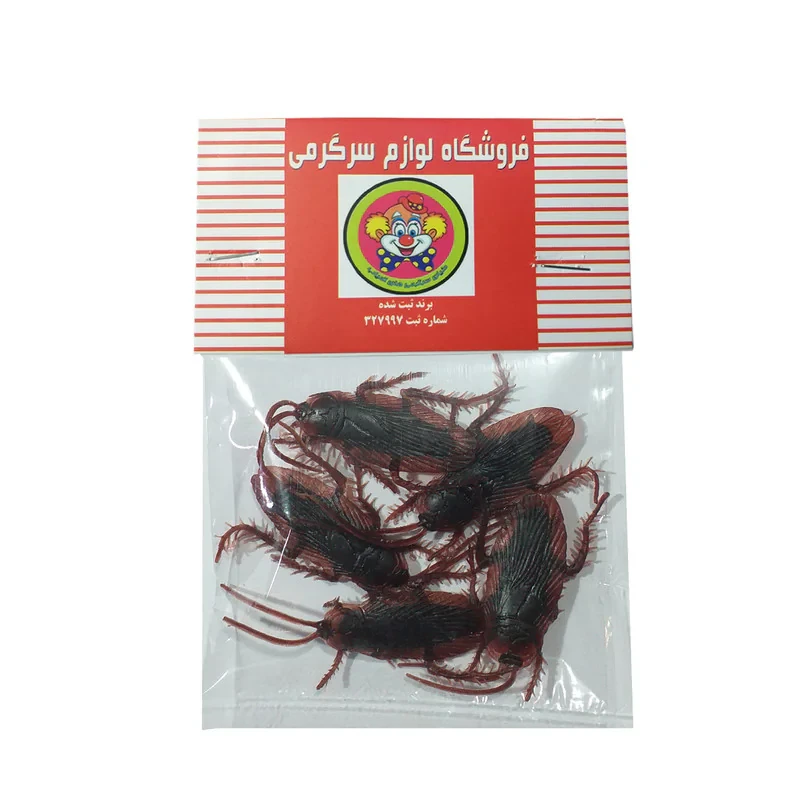 ابزار شوخی دنیای سرگرمی های کمیاب طرح سوسک مصنوعی مدل DSK1770 مجموعه 5 عددی
