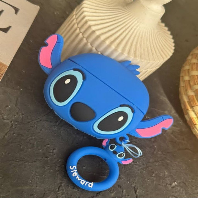 کاور تهران پکن مدل فانتزی استیچ  مناسب برای کیس اپل AirPods 4 به همراه آویز