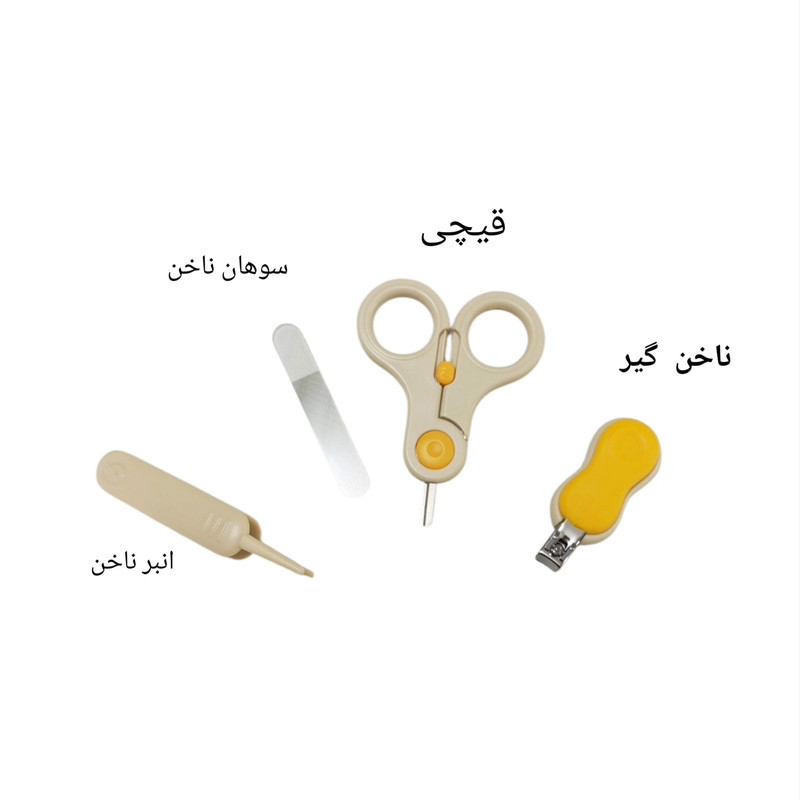 ست ناخن گیر کودک مدل کلاسیک مجموعه 4 عددی
