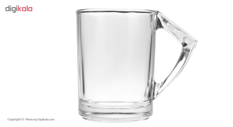 لیوان شیشه اصفهان مدل نیلوفر کد 440 بسته 6 عددی
