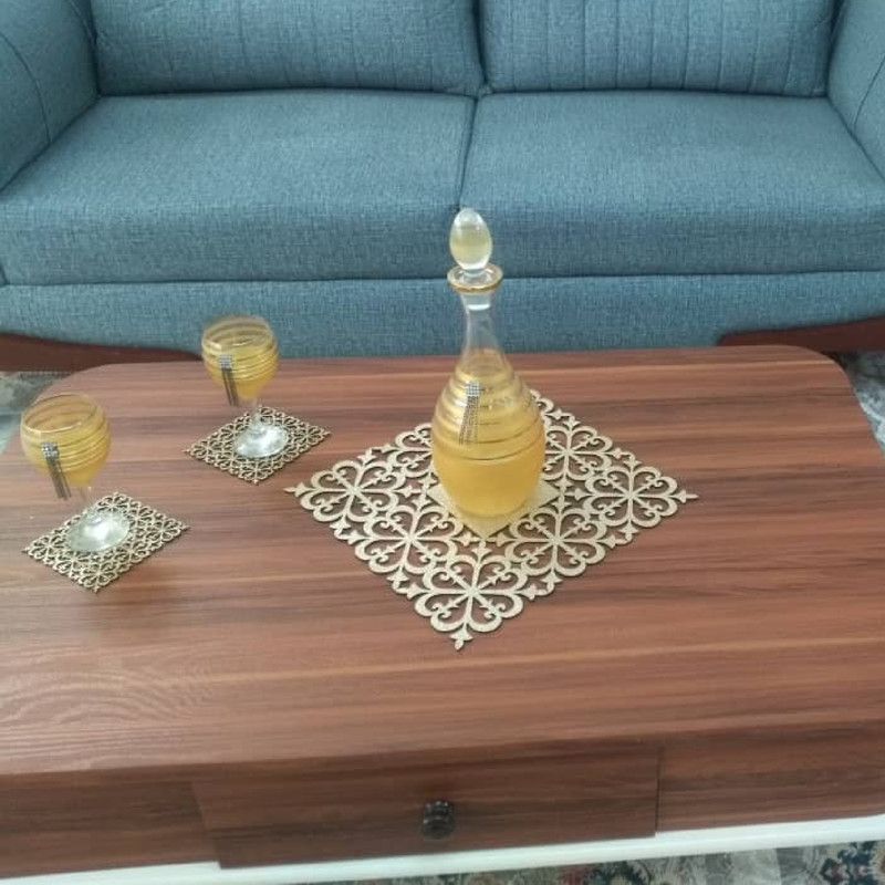 رومیزی طرح نیلوفر کد 22cm