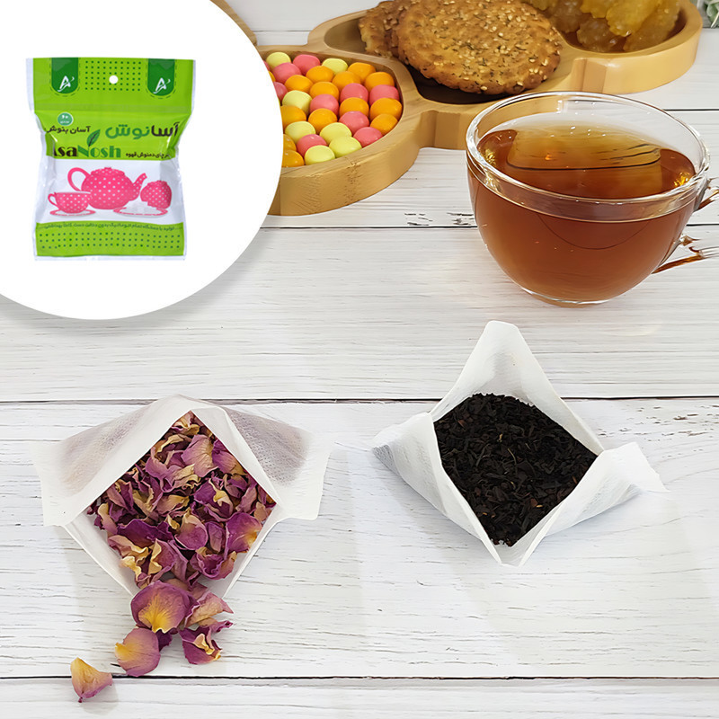 فیلتر چای آسانوش مدل کیسه ای مجموعه 300 عددی