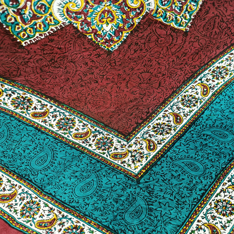 رومیزی قلمکار مدل ترنج سلطانی