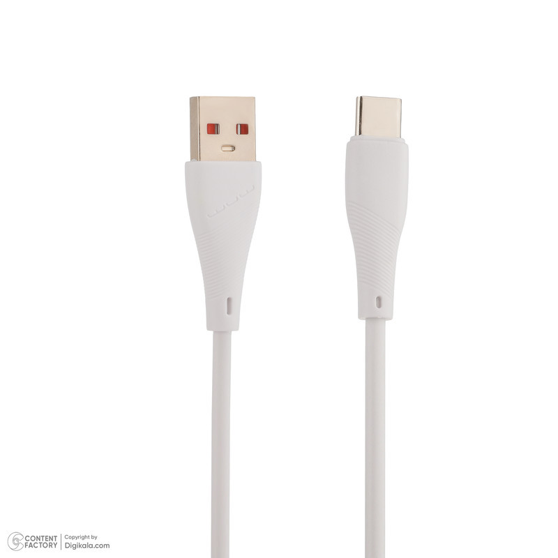 شارژر دیواری 18 وات دبلیو یو دبلیو مدل T95 به همراه کابل USB به USB-C طول 1 متر