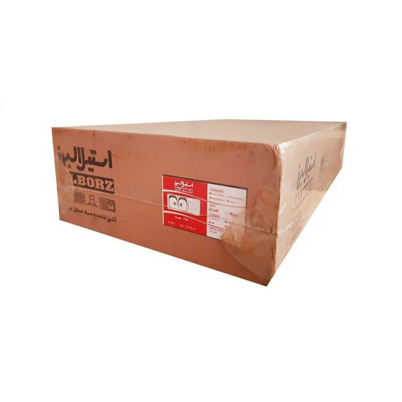 سینک ظرفشویی استیل البرز مدل 72550 توکار