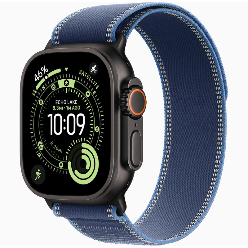 ساعت هوشمند 49 میلی متری اپل مدل Ultra 3 Black Titanium Case با بند Trail