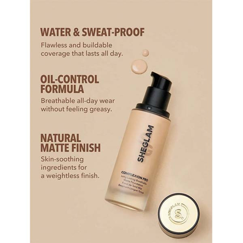 کرم پودر شیگلم مدل Complexion Pro شماره 35 حجم 30 میلی لیتر