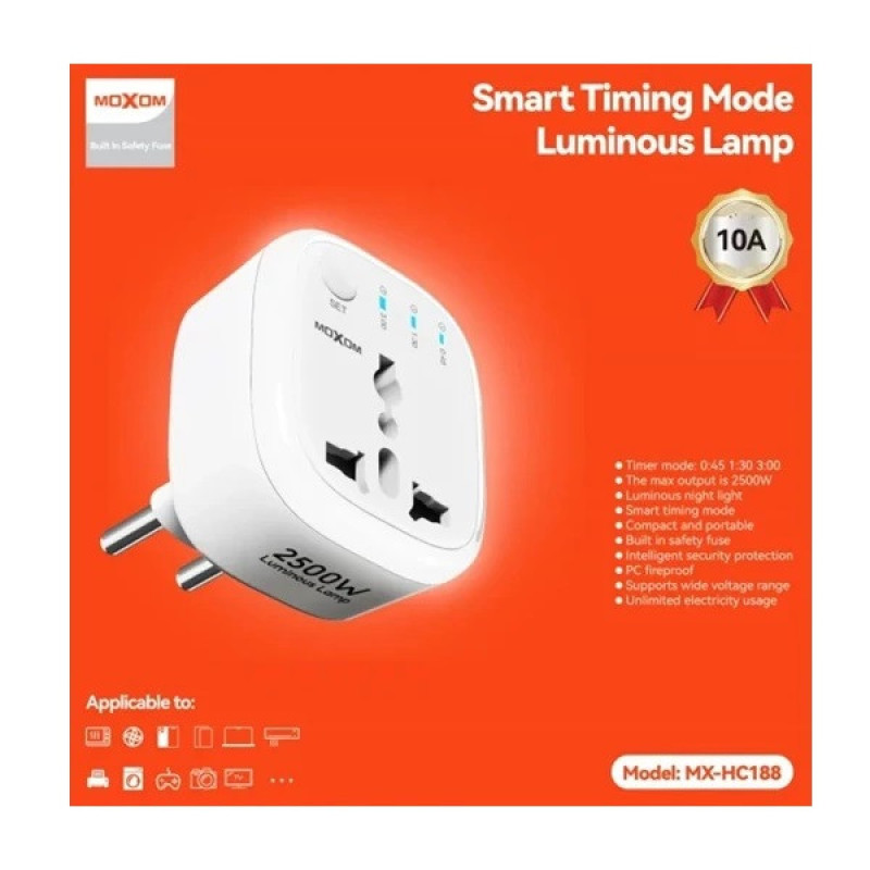 محافظ ولتاژ 2500 وات 10 آمپر موکسوم مدل MX188