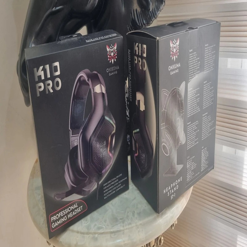 هدست گیمینگ اونیکوما مدل K10 PRO  به همراه پایه نگهدارنده