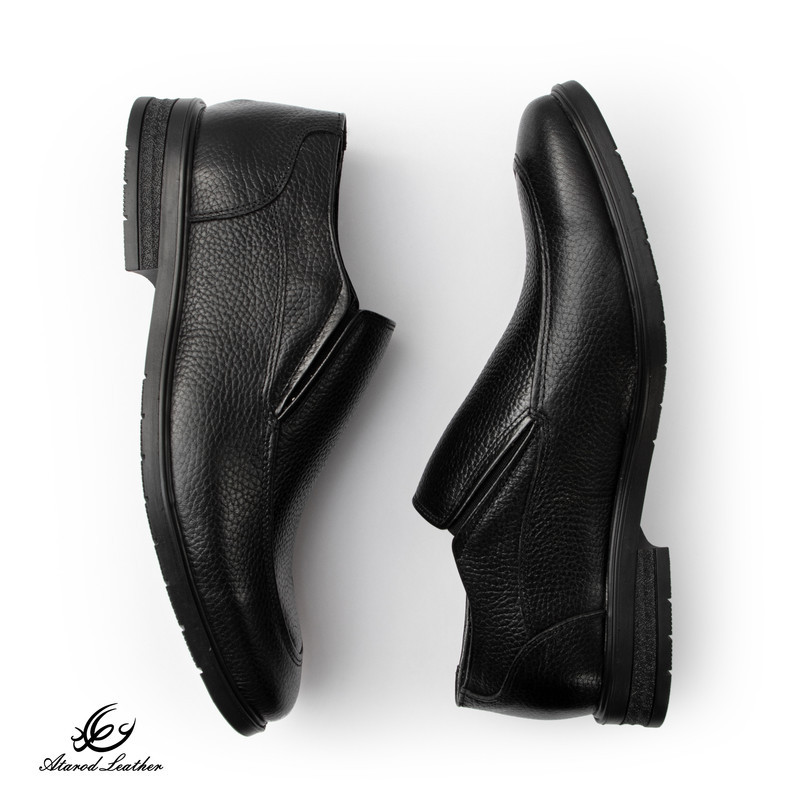 کفش رسمی مردانه چرم عطارد مدل چرم طبیعی کد SH357