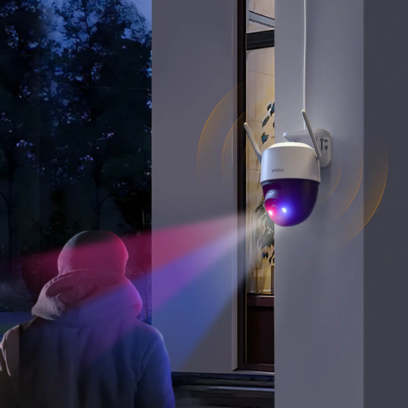 دوربین مداربسته تحت شبکه چرخشی آیمو مدل Cruiser SC با رزولوشن 5 مگاپیکسل، دید در شب رنگی تا 30 متر، تشخیص و تعقیب انسان و وسیله نقلیه، آلارم هوشمند، مکالمه دوطرفه و پشتیبانی از کارت حافظه 512 گیگابایت و وای‌فای نسخه 6