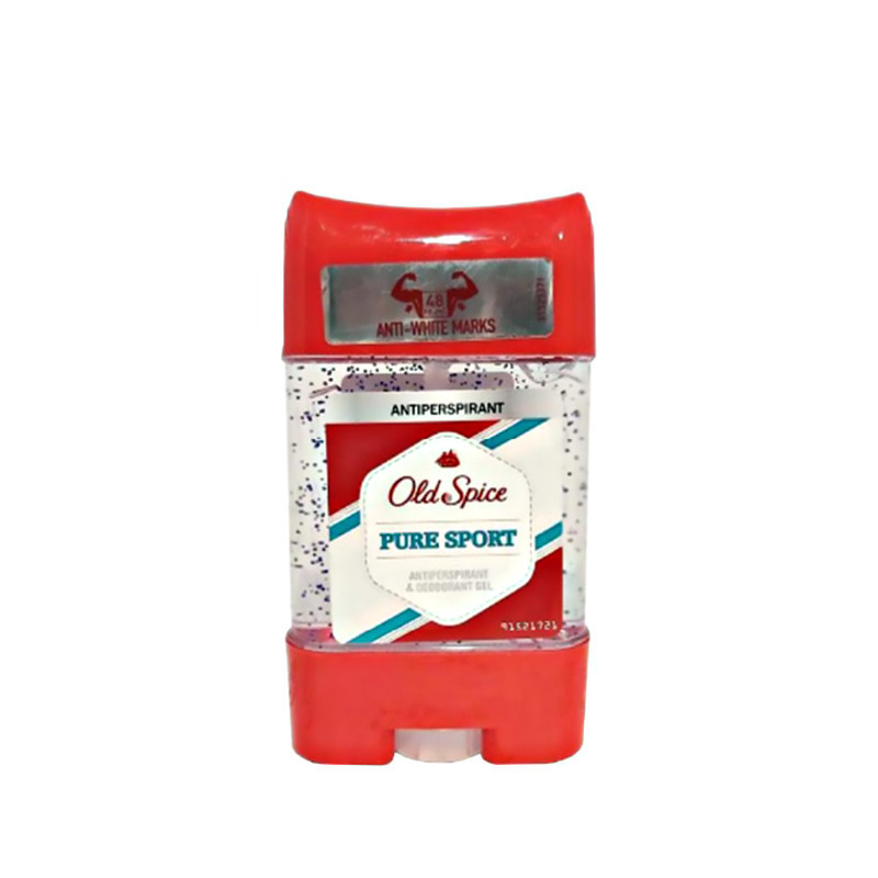 ژل شفاف ضد تعریق الد اسپایس مدل Pure Sport با رایحه خنک حجم 70 میلی لیتر