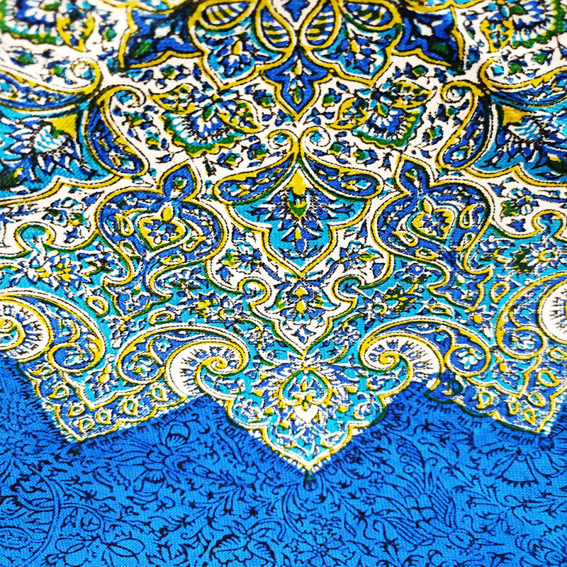 رومیزی قلمکار مدل ترنج سلطانی