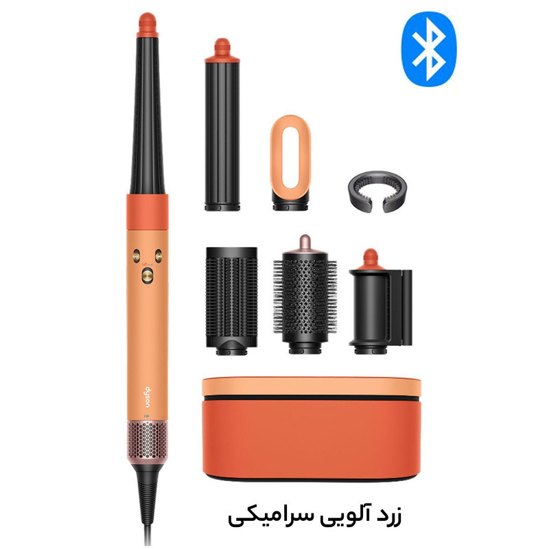 سشوار برس‌دار حالت‌دهنده 1300 وات دایسون مدل Airwrap id HS08 Straight+Wavy، موتور BLDC، وزن 630 گرم، دارای سری شانه‌دار، سری برس‌دار گرد پهن، کیف نگه‌دارنده، خشک‌کن ملایم، متمرکز‌کننده باریک، متمرکز‌کننده پهن با ویژگی فرکنندگی، صاف‌کنندگی، حجم‌دهندگی