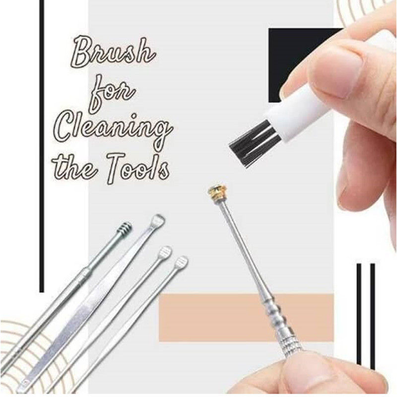 ابزار پاکسازی گوش کیو وای اچ مدل ear-980 مجموعه 6 عددی