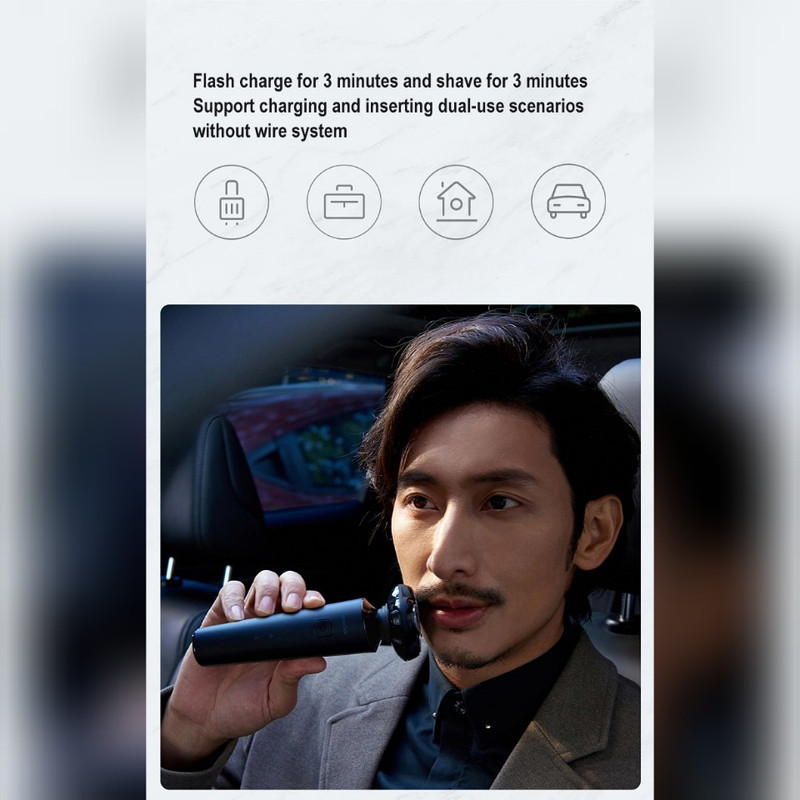 ست ماشین اصلاح موی صورت و بدن شوسی مدل Mi F303-BK