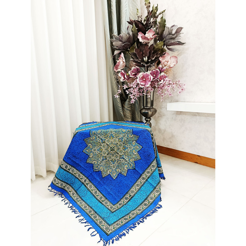 رومیزی قلمکار مدل ترنج سلطانی