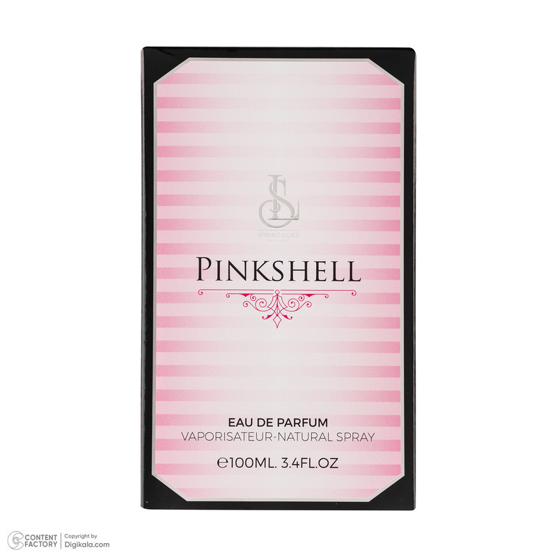 ادوپرفیوم زنانه اسپرینگ لیلیز مدل Pinkshell با رایحه خنک حجم 100 میلی لیتر