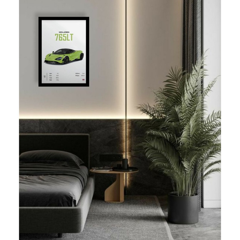 تابلو مدل ماشین مک لارن MC Laren 765LT