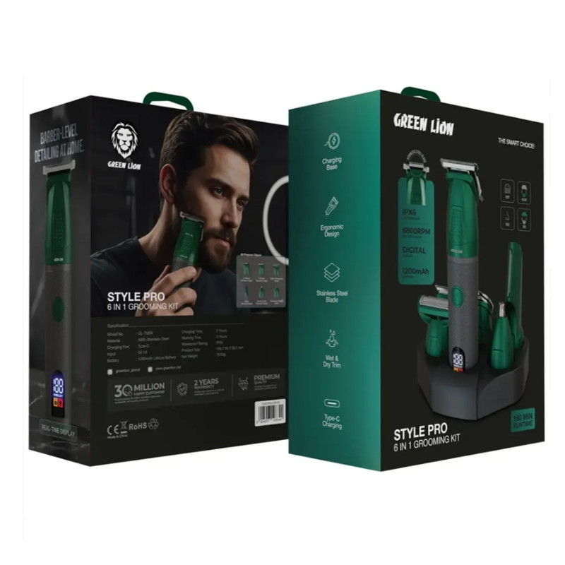 ماشین اصلاح موی سر و صورت شارژی گرین لاین مدل STYLE PRO