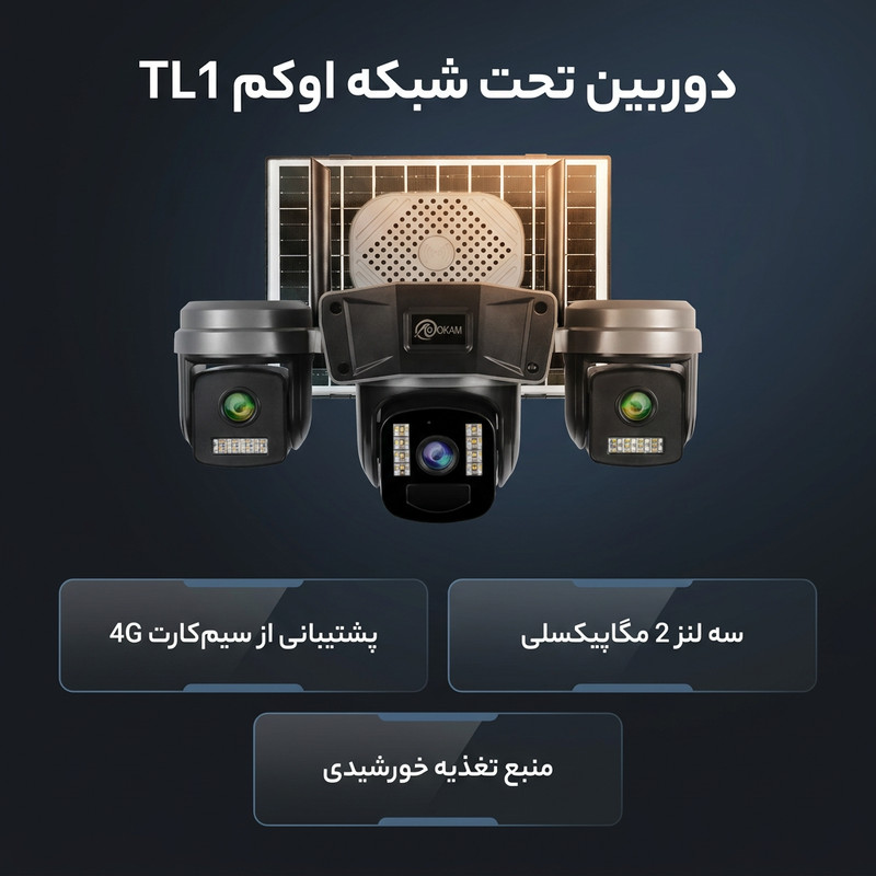 دوربین مداربسته تحت شبکه اوکم مدل TL1