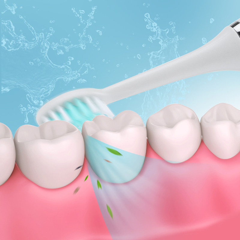 مسواک برقی گلویش استایل مدل KS-04 به همراه سری یدک مجموعه 5 عددی