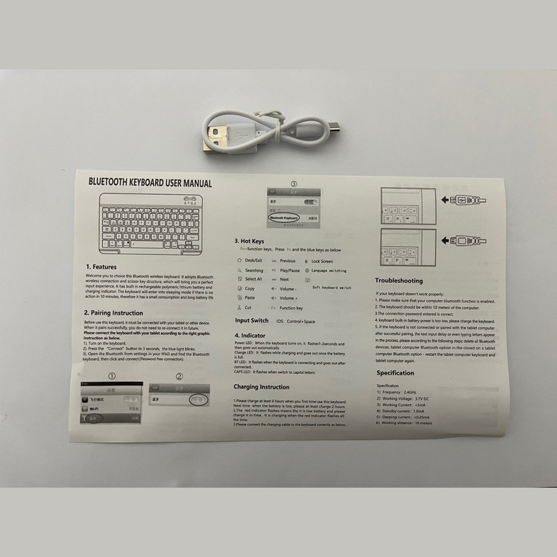 کیبورد و ماوس بی سیم مدل KIT، سوییچ ممبران، Tenkeyless