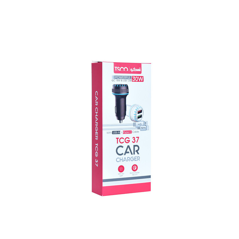 شارژر فندکی تسکو مدل TCG 37