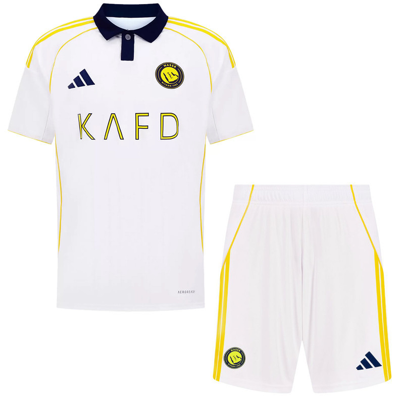 ست پولوشرت و شلوارک ورزشی مردانه مدل النصر عربستان Away 2026