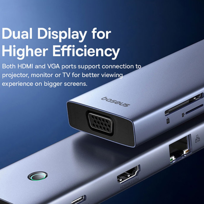 هاب 10 پورت USB-C باسئوس مدل BS-OH161
