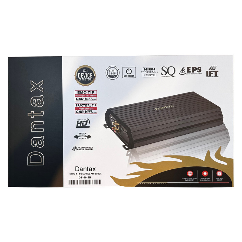آمپلی فایر خودرو 4 کانال دنتکس مدل DT-60.4H