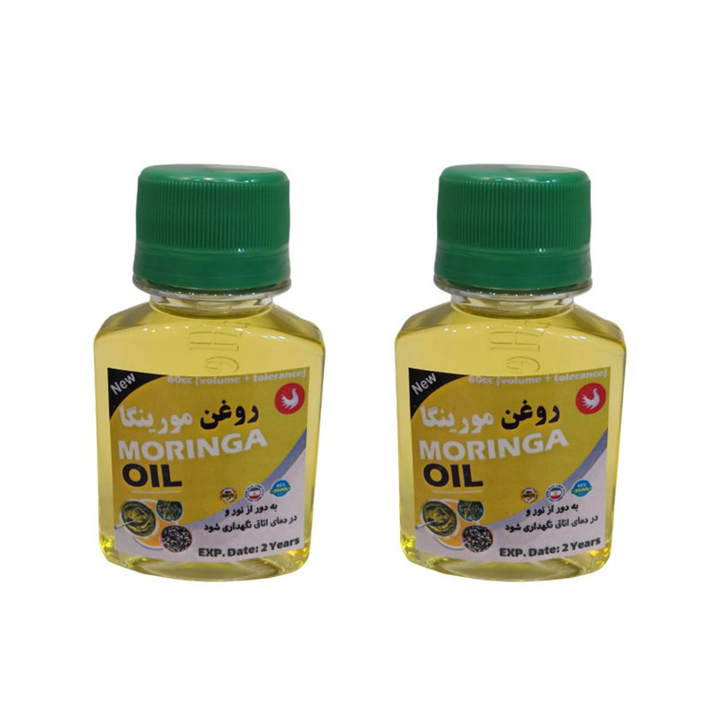 روغن مورینگا پامکا مدل 003 حجم 60 میلی لیتر مجموعه 2 عددی