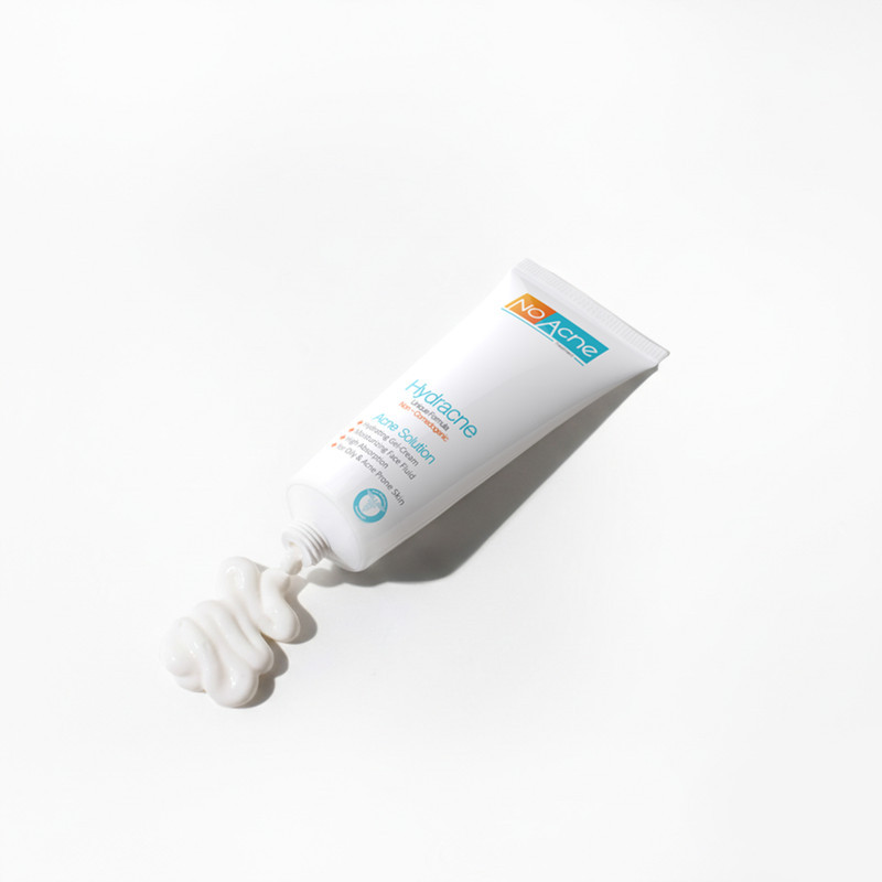 ژل کرم آبرسان صورت نو آکنه مدل Hydracne مناسب پوست های چرب حجم 40 میلی لیتر