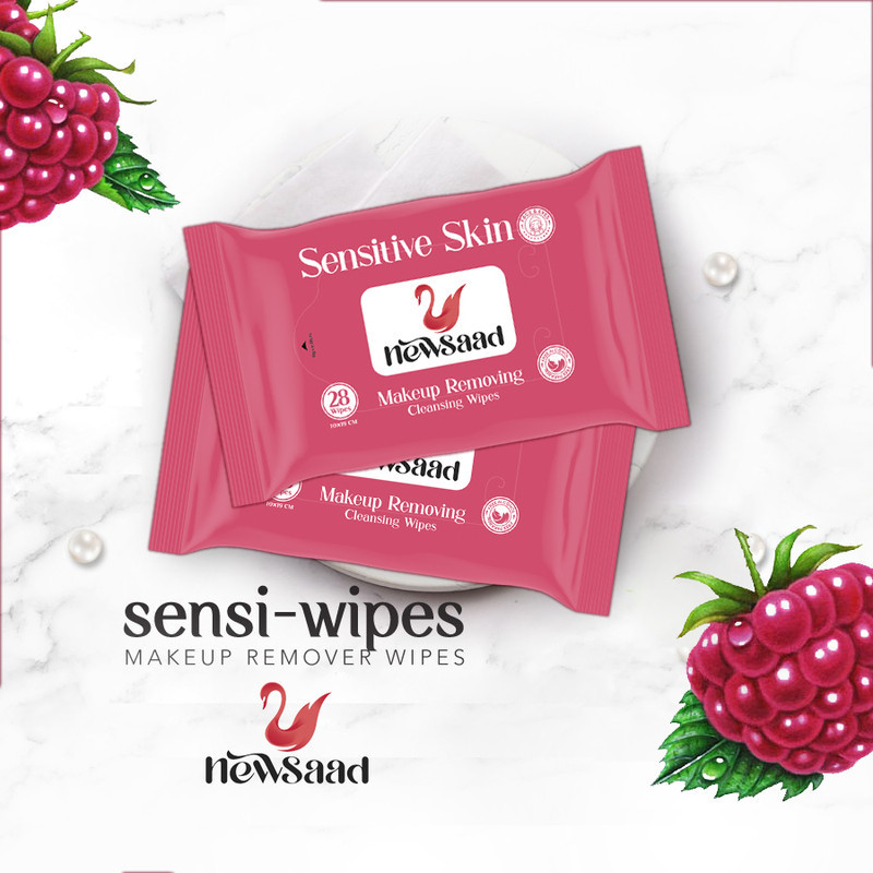 دستمال مرطوب نیوساد مدل Sensitive-W3 سه بسته 28 عددی