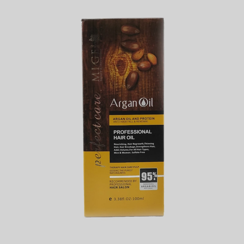روغن مو میگه مدل Argan oil حجم 100 میلی لیتر