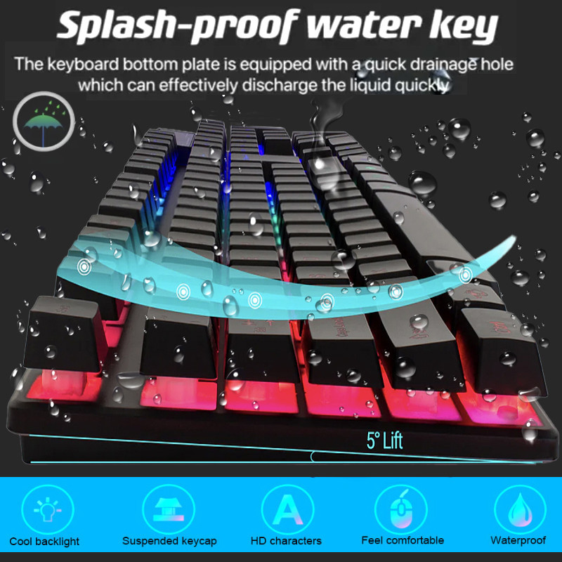ست گیمینگ تکنو میشن مدل BUNDLE_4_IN_1_BACKLIT