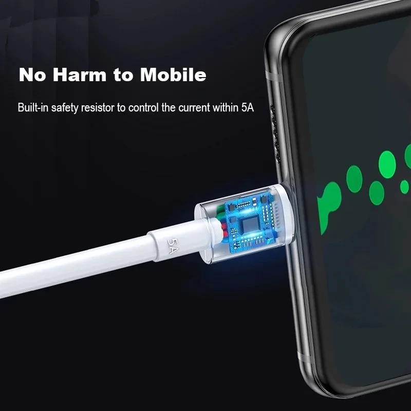 کابل تبدیل USB به USB-C مدل Fast Charge 5A طول 1 متر