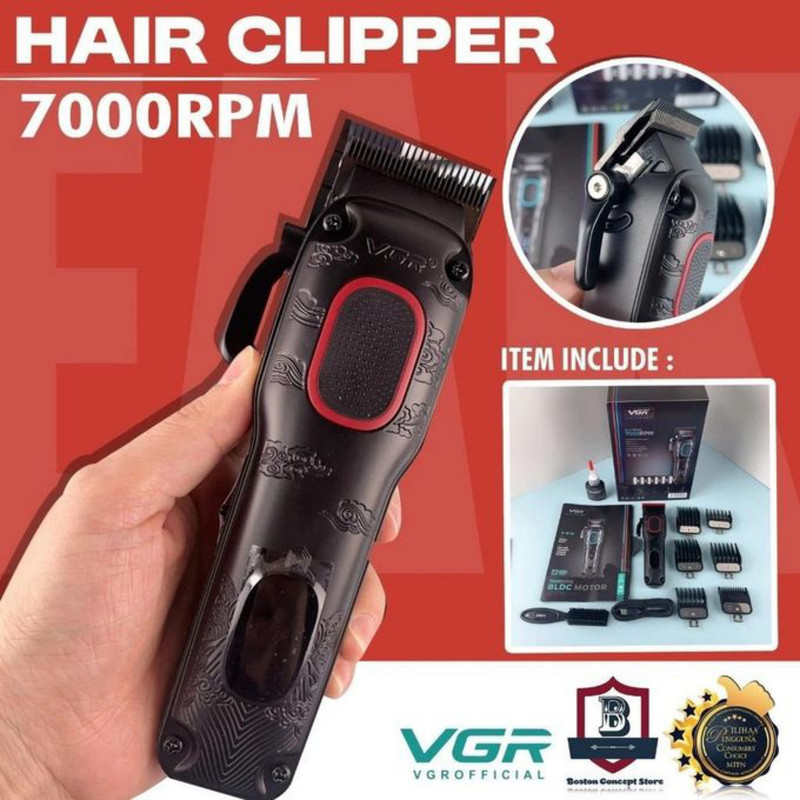 ماشین اصلاح موی سر و صورت شارژی وی جی ار مدل V-016